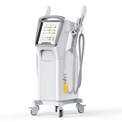 購入 2 ハンドル OPT SHR IPL レーザー脱毛 肌の若返し 美容機器 オンライン製造