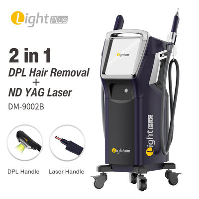 購入 2 in 1 OPT SHR IPL YAGレーザー色素除去 肌の若返り 脱毛 美容器 オンライン製造